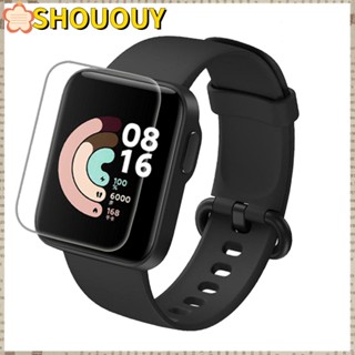 SHOUOUY 5 ชิ้น ป้องกันหน้าจอ อุปกรณ์เสริม นิ่ม ใส ป้องกัน สําหรับ Xiaomi Watch Lite &amp; Redmi Watch