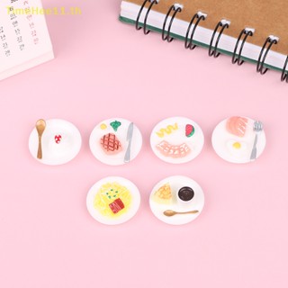 Timehee โมเดลจานอาหารเรซิ่นจิ๋ว 1:12 สําหรับตกแต่งบ้านตุ๊กตา 5 ชิ้น