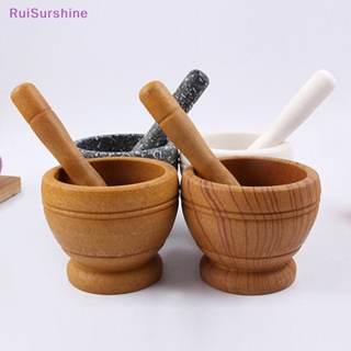 Ruisurshine ใหม่ เครื่องบดกระเทียม พุทราจีน แบบแมนนวล