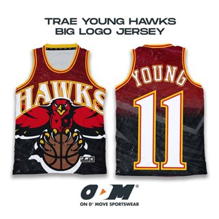 เสื้อเจอร์ซีย์โลโก้ ขนาดใหญ่ TRAE YOUNG HAWKS