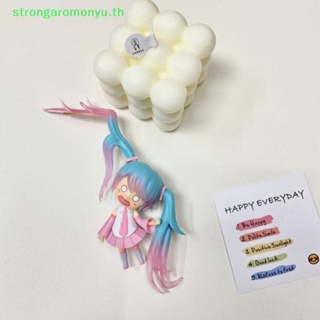 Strongaromonyu ตุ๊กตาฟิกเกอร์ PVC อนิเมะนักร้องเสมือนจริง สองมิติ เวอร์ชั่น Q 11 ซม. สําหรับเก็บสะสม