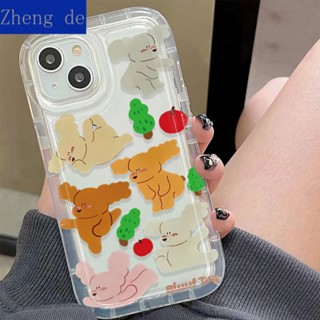 เคสโทรศัพท์มือถือแบบนิ่ม กันกระแทก ลายลูกสุนัข เรียบง่าย สําหรับ Iphone 14 13pro 12 11max xr xs 1S4A