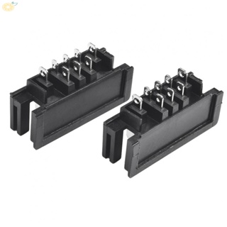 【VARSTR】Connector Terminal Black Metal Silver Battery Charger Tool Battery Charger