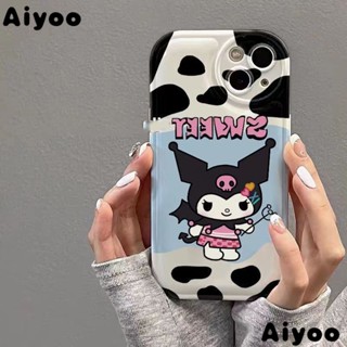 1211 สไตล์ใหม่ xriPhonepro สไตล์อินเทรนด์✅ใหม่ เคสโทรศัพท์มือถือ ซิลิโคนนิ่ม ลายการ์ตูนคุโรมิน่ารัก สําหรับ Iphone xs11 13
