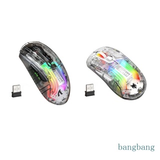 Bang เมาส์เกมมิ่งบลูทูธ RGB ปรับได้ สําหรับออฟฟิศ