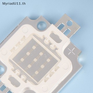 Myriadu หลอดไฟ LED COB 440nm 450nm 10W พลังงานสูง สีฟ้า สําหรับปลูกพืช DIY