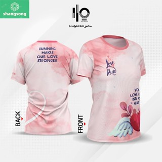 เสื้อ Love To Run 2022 (รักกันรันนะ) Pink shangsong