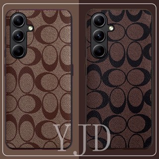 Yjd เคสโทรศัพท์หนังนิ่ม กันกระแทก แฟชั่นหรูหรา สําหรับ Samsung A54 A34 A24 A14