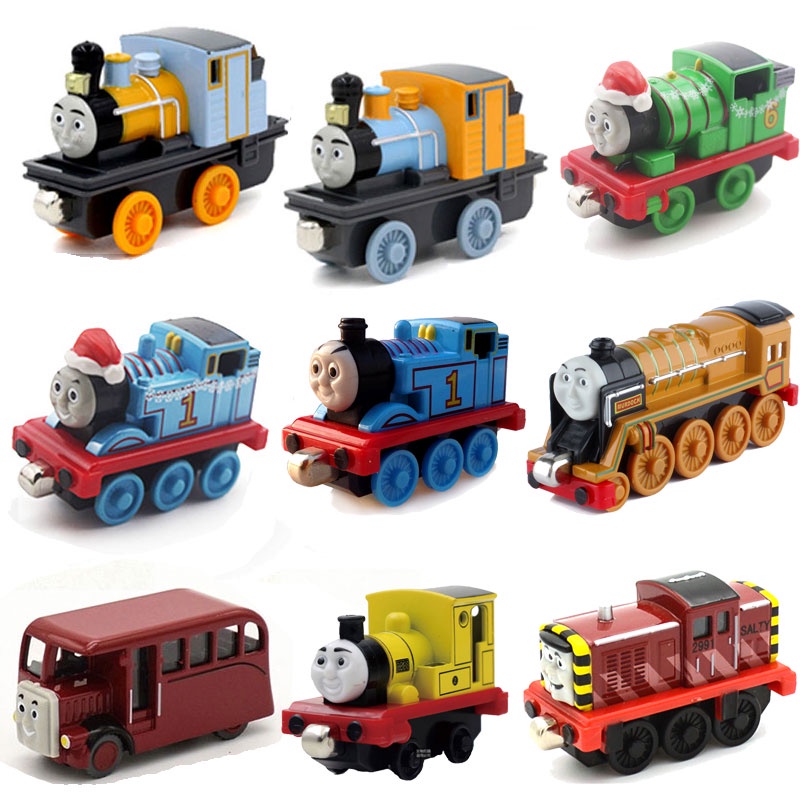 1 . 43 Thomas and Friends Thomas Percy หมวกคริสต ์ มาส Rheneas Metal Diecast Toy