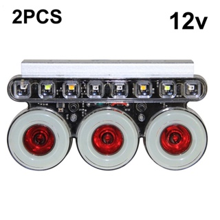 VANS Tl ไฟกระพริบเตือน LED 12 24V กันน้ํา อุปกรณ์เสริม สําหรับรถบรรทุก รถตู้ SUV