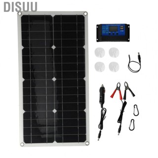 Disuu 100W Solar Panel With 10A Charge Controller Photovoltaic Module For Cars G