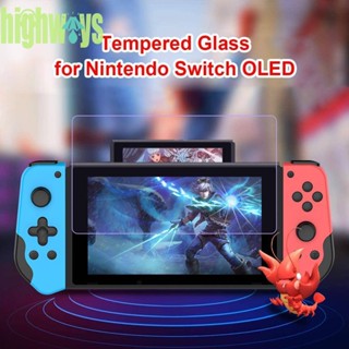 ฟิล์มกระจกนิรภัยกันรอย 9H สําหรับ Nintendo Switch OLED Game Console [highways.th]