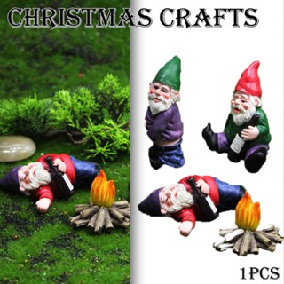 Funny Garden Naughty Drunk Gnomes Statues Lying Down Resin Sculptures Decor