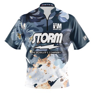 Storm DS เสื้อโปโล ลายดอกไม้ 3D 2062-ST