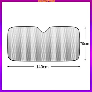[Tachiuwa2] ม่านบังแดดหน้าต่างรถยนต์ ด้านหน้า ติดตั้งง่าย พับได้ สําหรับยานพาหนะส่วนใหญ่