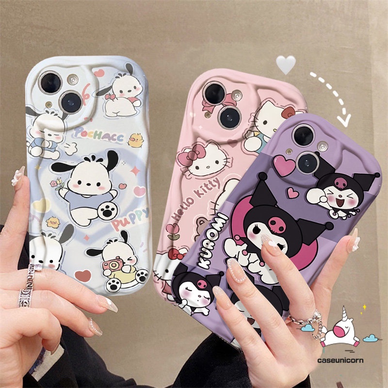 เคสโทรศัพท์มือถือ ขอบโค้ง ลายการ์ตูนคิตตี้น่ารัก สําหรับ Tecno Spark 10 Go 2024 2023 Infinix Hot 30i 9 8 10Lite Smart 8 7 6 5 Hot 10 12 30 11 8 20 9 Play Note 12 G96 เคส - รูปที่ 3