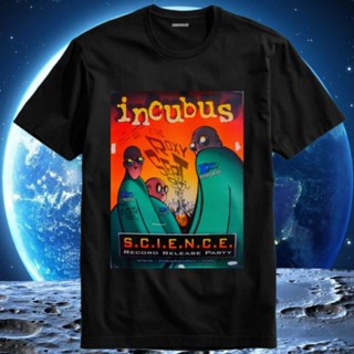 แฟชั่นใหม่ล่าสุด เสื้อยืด พิมพ์ลายวง Incubus Science 511 สําหรับผู้ชาย และผู้หญิง