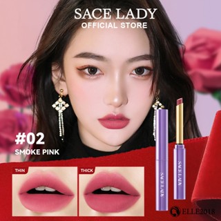 SACE LADY Lipstick Matte Velvet Smooth Invisible Pore Lip Gloss Non-fading Non-stick Cup 【elle20181_th】