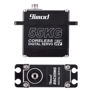 【 ใหม ่ 】9imod 55 กก.Coreless Magnetic Encoder กันน ้ ํา Servo IP67 180/270 เซ ็ นเซอร ์ แม ่ เหล ็ กแรงบิดสูง Coreless Digital Servo เกียร ์ โลหะเต ็ มรูปแบบสําหรับ 1/8 1/10 RC รถยนต ์