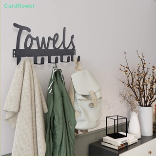 &lt;Cardflower&gt; Towels ตะขอแขวนผ้าขนหนู แบบติดผนัง มีกาวในตัว สําหรับห้องครัว ลดราคา