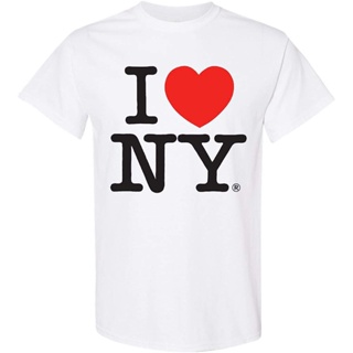เสื้อยืด พิมพ์ลาย I Love New York Officially Licensed Ny สําหรับผู้ใหญ่
