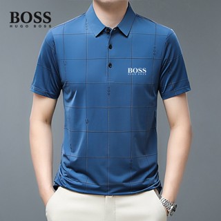 เสื้อโปโล BOSS แฟชั่นคู่รัก สําหรับผู้ชาย และผู้หญิง