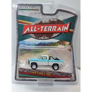 พร้อมส่ง ไฟสีเขียว 1: 64 All Terrain Series 6-1969 Ford F-100