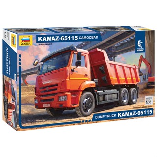 Zvezda 3650 โมเดลรถบรรทุกรัสเซีย KAMAZ - 65115 สเกลพลาสติก 1:35