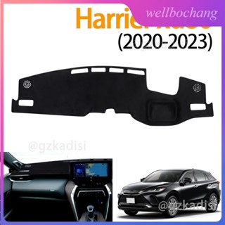 Harrier xu80 (2020-2023) ฝาครอบแดชบอร์ดหนัง 3D คุณภาพพรีเมี่ยม สําหรับ toyota Harrier xu80