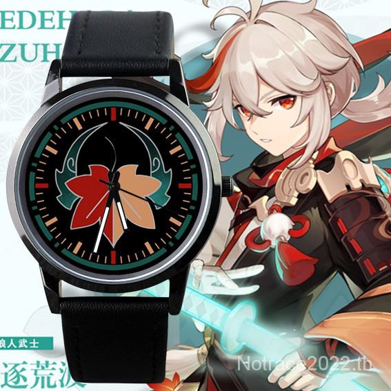 ★Genshin Impact★Kazuha & Keqing & Scaramouche & Nahida นาฬิกาข้อมือ กันน้ํา เรียบง่าย