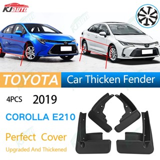 【หนาและอัพเกรด】บังโคลนรถยนต์ อุปกรณ์เสริม สําหรับตกแต่ง Toyota Corolla 2019 4 ชิ้น