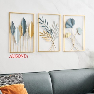 Alisond1 ประติมากรรมใบแปะก๊วย หลายแบบ หรูหรา สร้างสรรค์ พื้นหลังโซฟา ตกแต่งบ้าน ห้องนั่งเล่น ใช้งานง่าย งานฝีมือ เครื่องประดับใบแปะก๊วย