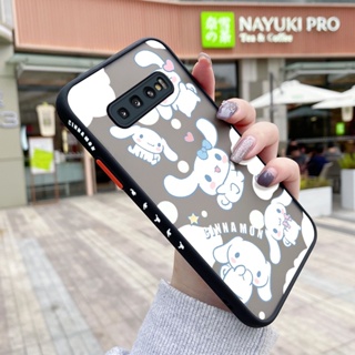 เคสโทรศัพท์มือถือแบบแข็ง ใส กันกระแทก ลายการ์ตูนสุนัข สําหรับ Samsung galaxy S10 4G S10 Plus S10 Lite