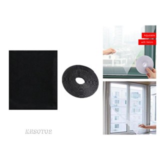[Kesoto2] ผ้าม่านตาข่ายหน้าต่าง ใช้งานง่าย DIY สําหรับหน้าต่าง ประตู