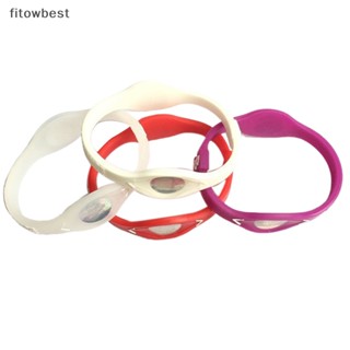 Fbth Power Balance สายรัดข้อมือซิลิโคน สําหรับเล่นกีฬา QDD