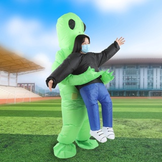 Family Shorage Inflatable Alien Rider Costumes นวัตกรรมความสนุกกันน้ำ Carry People เครื่องแต่งกายสำหรับเทศกาลปาร์ตี้คอสเพลย์