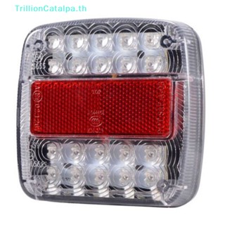 Trillioncatalpa ไฟท้าย Led 26 ดวง สําหรับติดป้ายทะเบียนรถบรรทุก รถพ่วง TH