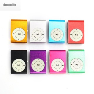 【DREAMLIFE】MP3 Mini Clip Player 40 X28x12mm Newest Simple Support 32GB SD TF Card