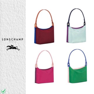 【ผลิตภัณฑ์ฝรั่งเศส】longchamp  กระเป๋าสะพายข้าง ผู้หญิง กระเป๋าพาดลำตัว กระเป๋าสะพายข้างใบเล็ก neo re-play underarm bag