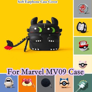 【พร้อมส่ง】เคสหูฟัง แบบนิ่ม ลายการ์ตูน Marvel MV09 สําหรับ Marvel MV09