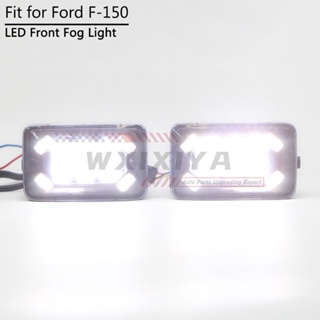 ไฟตัดหมอก LED สีขาว พร้อมสายไฟ อุปกรณ์เสริม สําหรับ Ford F150 F-150 2018 2019 2020