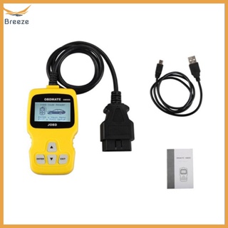 Breeze เครื่องสแกนเนอร์ตรวจจับความผิดพลาดรถยนต์ Om500 Jobd Obdii Eobd