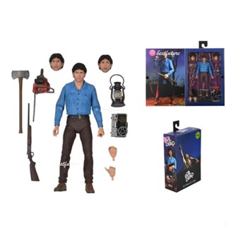 Neca โมเดลตุ๊กตาฟิกเกอร์ The Evil Dead Ash ครบรอบ 40 ปี