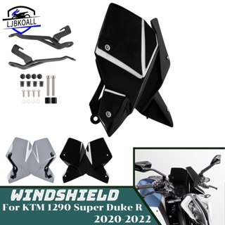 Ljbkoall กระจกหน้ารถจักรยานยนต์ อุปกรณ์เสริม สําหรับ KTM 1290 Super Duke R 2020 2021 2022 1290R SuperDuke