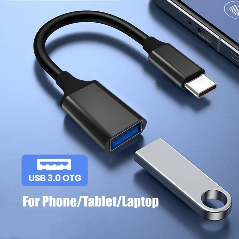 Benosem อะแดปเตอร์สายเคเบิล USB C เป็น USB OTG USB Type C ตัวผู้ เป็น USB 3.0 2.0 ตัวเมีย สําหรับ Samsung Type-C