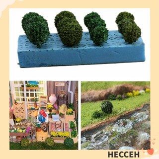 Hecceh 12 ชิ้น จําลอง พุ่มไม้ ตกแต่ง งานฝีมือ หญ้าเทียม DIY โมเดล รางรถไฟ ทิวทัศน์ จิ๋ว