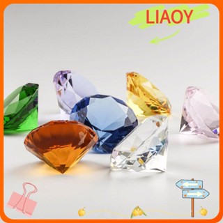 Liaoy เพชรคริสตัล 30 มม. หลากสี ของขวัญโรแมนติก สําหรับตกแต่งบ้าน