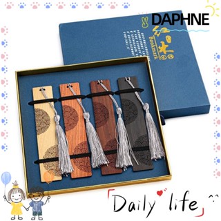 Daphne ที่คั่นหนังสือไม้ สไตล์จีนวินเทจ