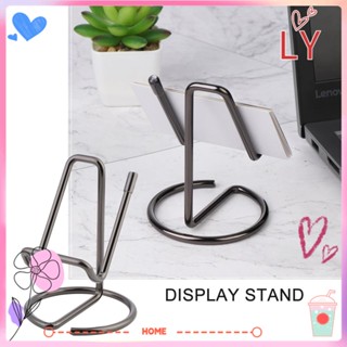 LY for Men &amp; Women Card Holder Office Holder Stand Business Card Cute Desktop Metal Name Card Holder Display Holder/Multicolor