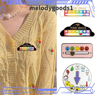 Melodygoods1 เข็มกลัด Pin ตลก อารมณ์สังคม สลับหมวก Pin Move To The Mood As You กระเป๋า Pin